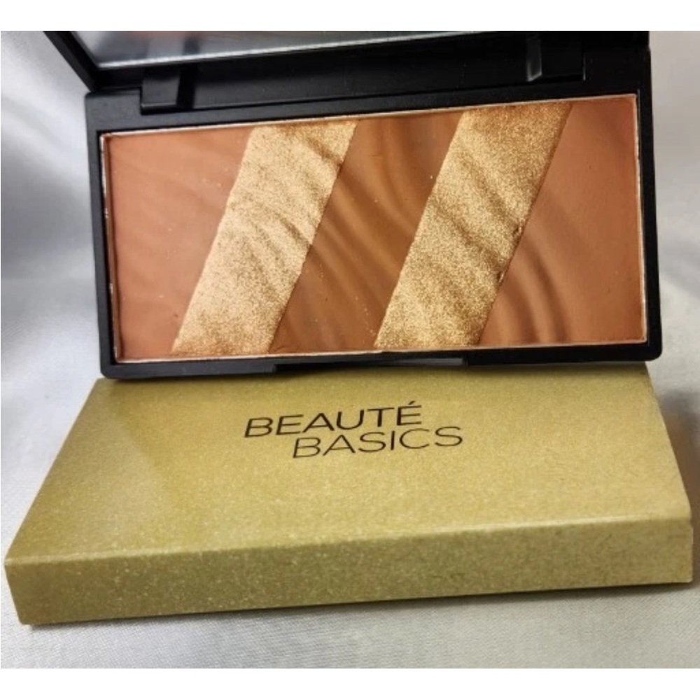 Beaute Basics Bronzer Basics Gold and Tan Contour Palette